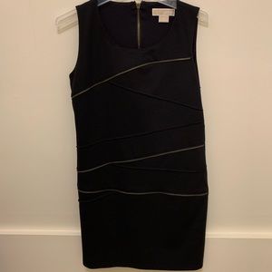 🔥EUC — Michael Kors zipper dress in black